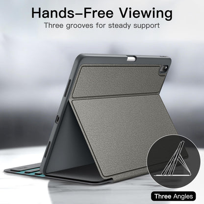 JETech Case for iPad Air 13-Inch M4/M3/M2 (2026/2025/2024) with Pencil Holder, Slim Folio Stand Protective Tablet Cover, Multi-Angle Viewing, Auto Wake/Sleep (Black)