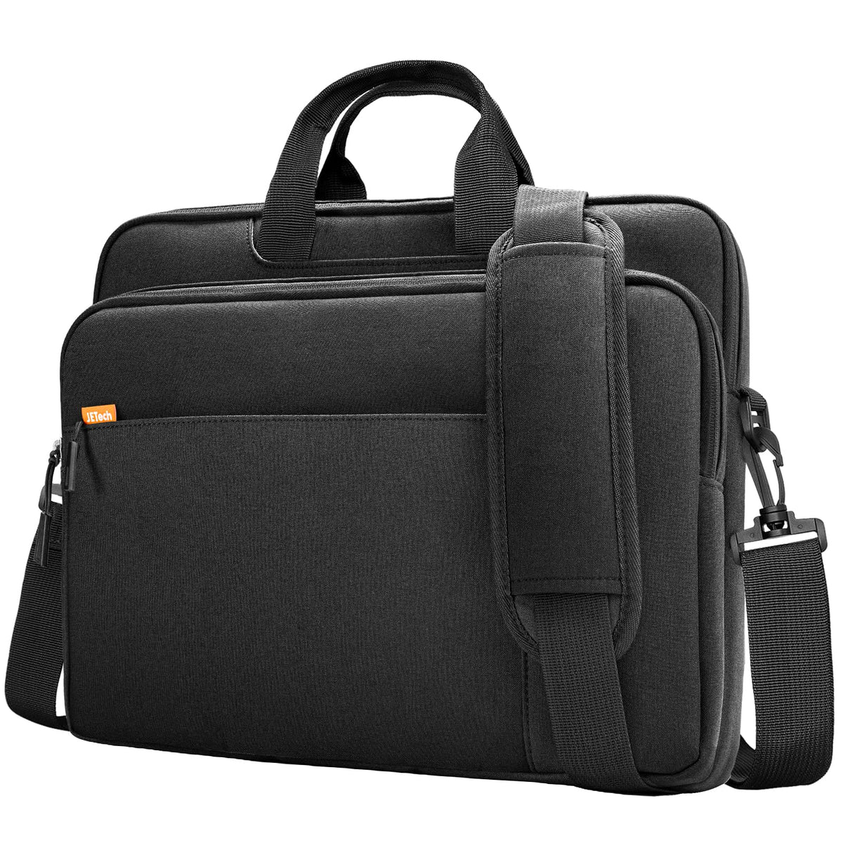 JETech 15 15.6 16 Inch Laptop Bag Case, Waterproof Computer Sleeve Cover Compatible with MacBook Air/Pro 15/16, Surface Book 3/2 15, Dell Inspiron 15.6, HP Pavilion 15.6 (Light Grey)