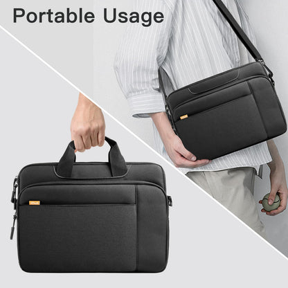 JETech 15 15.6 16 Inch Laptop Bag Case, Waterproof Computer Sleeve Cover Compatible with MacBook Air/Pro 15/16, Surface Book 3/2 15, Dell Inspiron 15.6, HP Pavilion 15.6 (Light Grey)