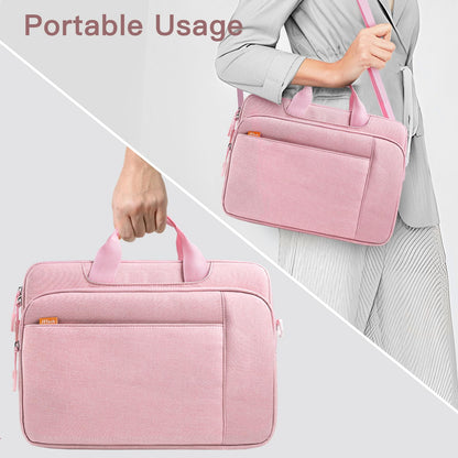 JETech 15 15.6 16 Inch Laptop Bag Case, Waterproof Computer Sleeve Cover Compatible with MacBook Air/Pro 15/16, Surface Book 3/2 15, Dell Inspiron 15.6, HP Pavilion 15.6 (Light Grey)