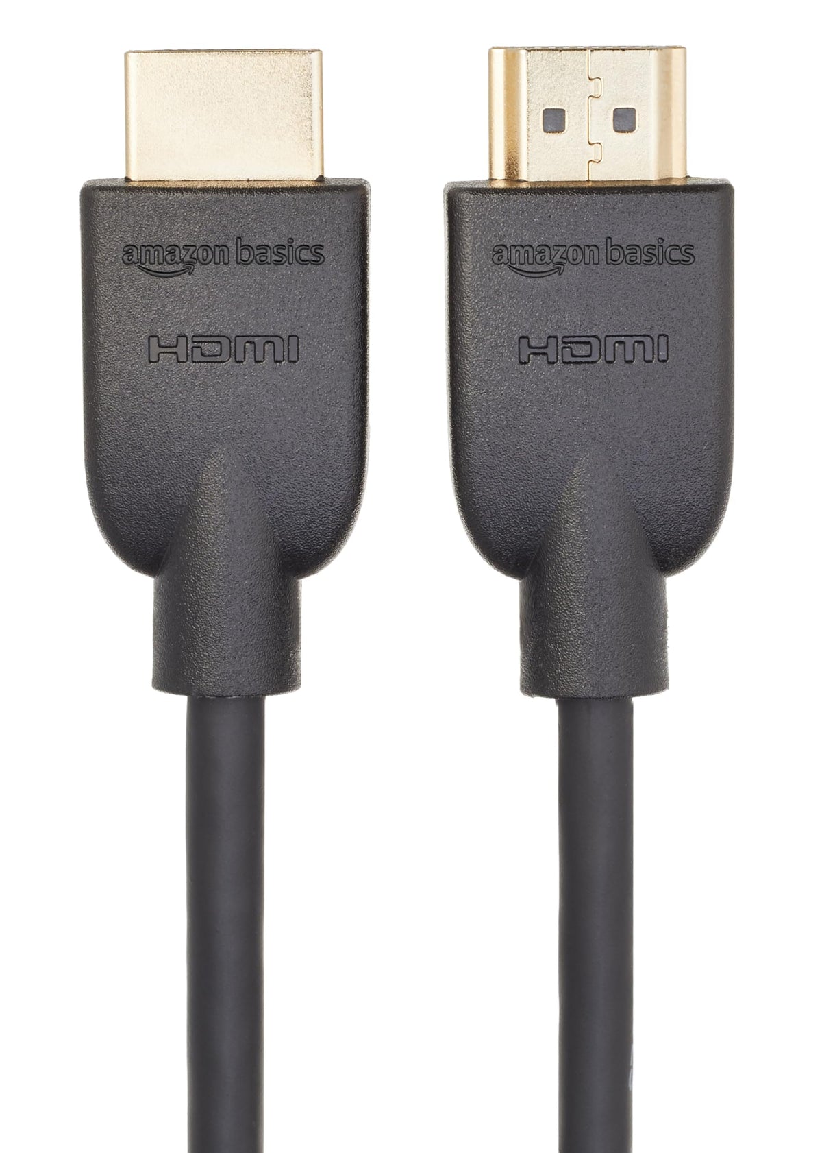 Amazon Basics HDMI Cable, 6ft, 4K@60Hz, High-Speed 4K HDMI 2.0 Cord with Ethernet, 18Gbps, 2160p, 48 bit, Compatible with TV/PS5/Xbox/Roku/Blu-ray, Black