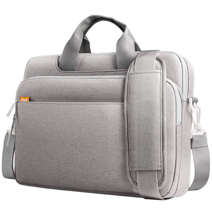 JETech 15 15.6 16 Inch Laptop Bag Case, Waterproof Computer Sleeve Cover Compatible with MacBook Air/Pro 15/16, Surface Book 3/2 15, Dell Inspiron 15.6, HP Pavilion 15.6 (Light Grey)