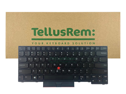 Replacement US Non-Backlit Keyboard for Lenovo ThinkPad T480s T490 E490 L480 L490 L380 L390 L380 Yoga L390 Yoga E480 – US English QWERTY, Refurbished Grade A