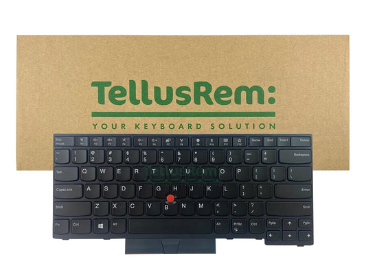 Replacement US Non-Backlit Keyboard for Lenovo ThinkPad T480s T490 E490 L480 L490 L380 L390 L380 Yoga L390 Yoga E480 – US English QWERTY, Refurbished Grade A