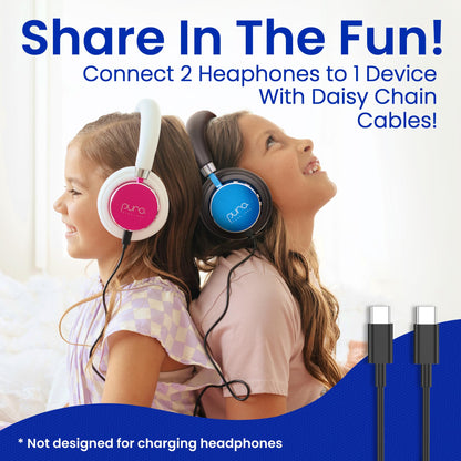 Puro Sound Labs Kids Wireless Headphones – Volume-Limiting 85dB, Built-in Mic, Studio-Grade Sound, 20-Hour Battery Life, Comfortable & Easy to Connect Kids Bluetooth Headphones – BT2200 Plus, Purple