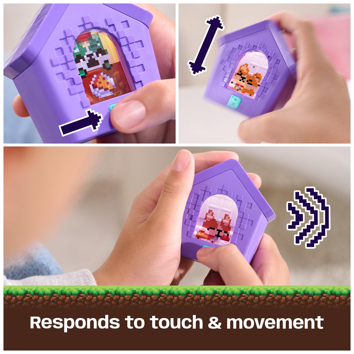BITZEE with 30 Interactive Characters Inside, Digital Pet Reacts to Swipes, Tilts & Taps, Toys for Kids