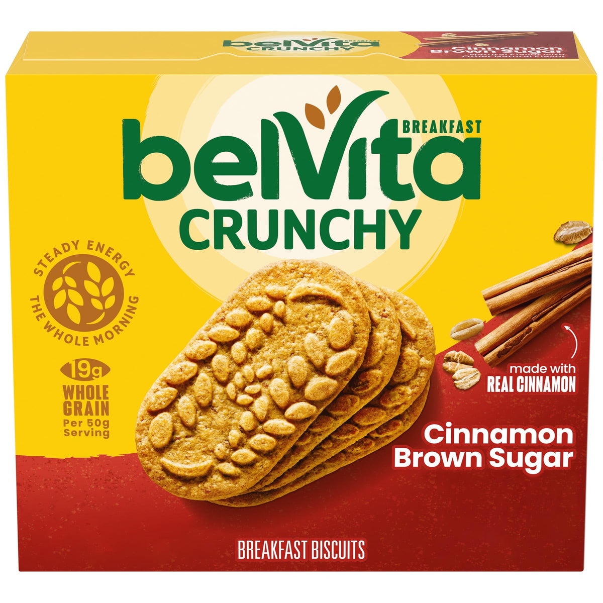 belVita Breakfast Bars Biscuits Variety Pack, 4 Flavors, 30 Total Packs, 6 Boxes (4 Biscuits Per Pack) (Pack of 2)