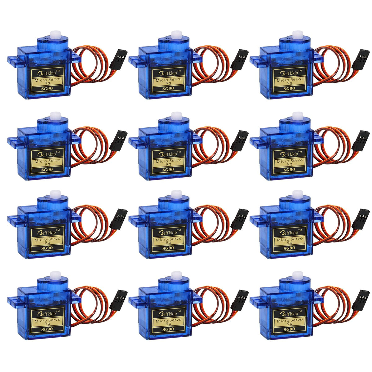4Pcs SG90 9g Micro Servos for RC Robot Helicopter Airplane Controls Car Boat