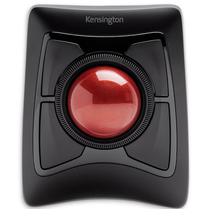 Kensington Expert Trackball Mouse (K64325), Black Silver, 5"W x 5-3/4"D x 2-1/2"H