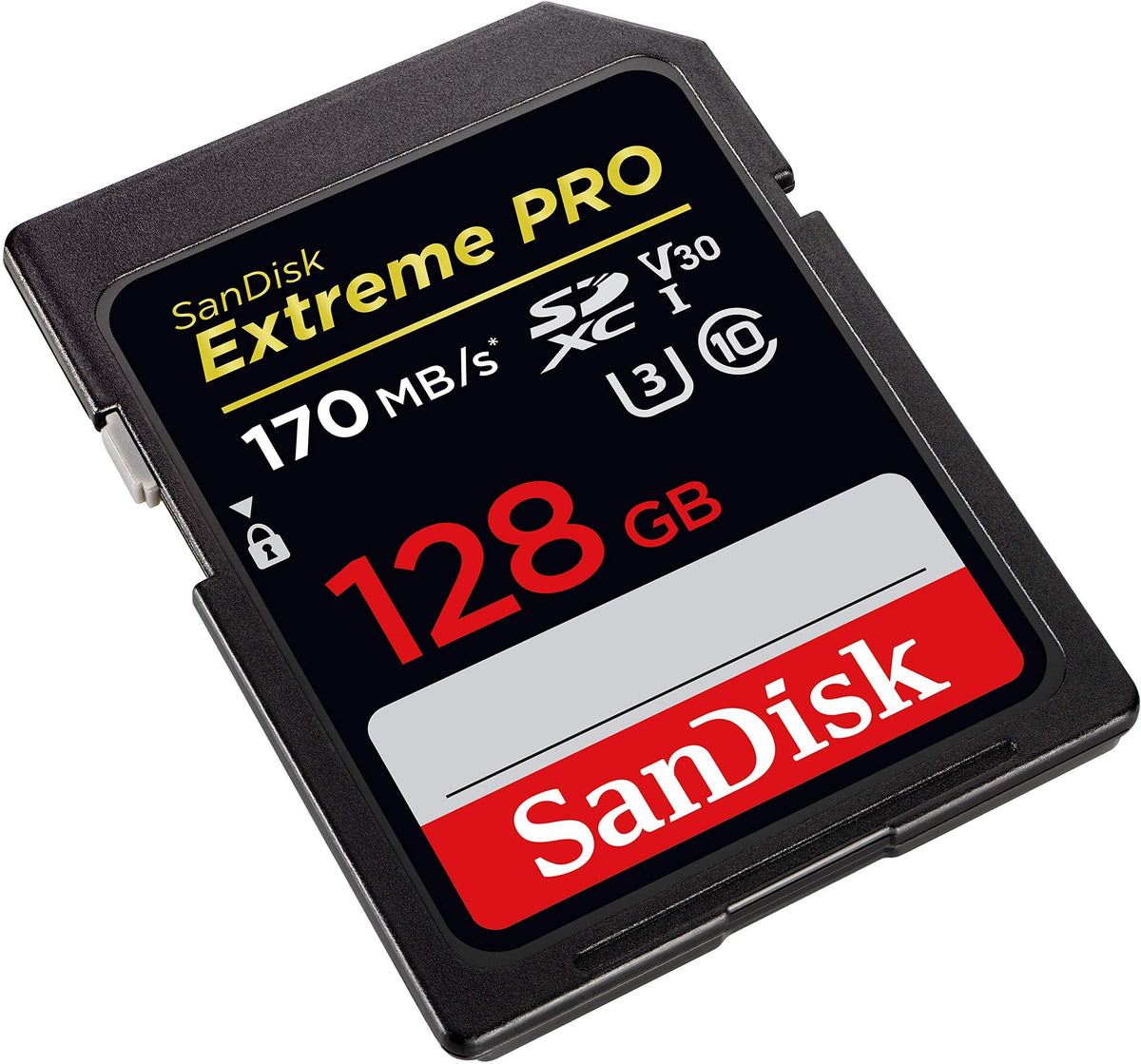 [Older Version] SanDisk 128GB Extreme PRO SDXC UHS-I Card - C10, U3, V30, 4K UHD, SD Card - SDSDXXY-128G-GN4IN