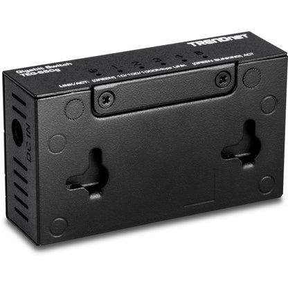 TRENDnet 5 Port Mini Gigabit Switch, TEG-S50g, GREENnet Technology, NDAA + TAA Compliant, Desktop Metal Ethernet Network Switch, 5 x Gigabit Ports, Fanless, Lifetime Protection, Black