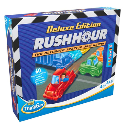 ThinkFun Rush Hour Deluxe Traffic Jam Logic Game and STEM Toy – Tons of Fun with Over 20 Awards Won, International for Over 20 Years