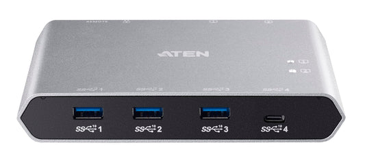 ATEN 2-Port USB-C Gen 2 Sharing Switch with Power Pass-Through | UK Version US3342