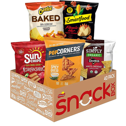 Frito-Lay Ultimate Smart Care Package 2.0, Variety Assortment of Snacks (Pack of 40)