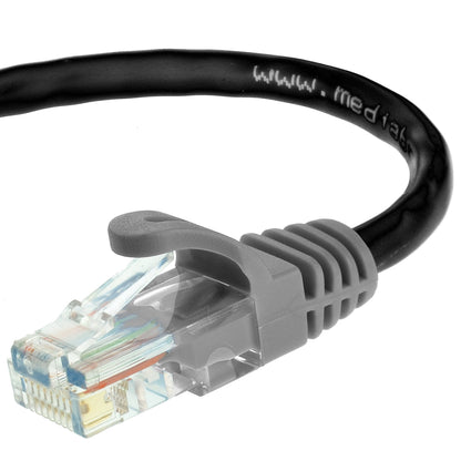 Mediabridge CAT6 Ethernet Patch Cable (3 ft) RJ45 Connectors with Gold Plated Contacts (10gbps)