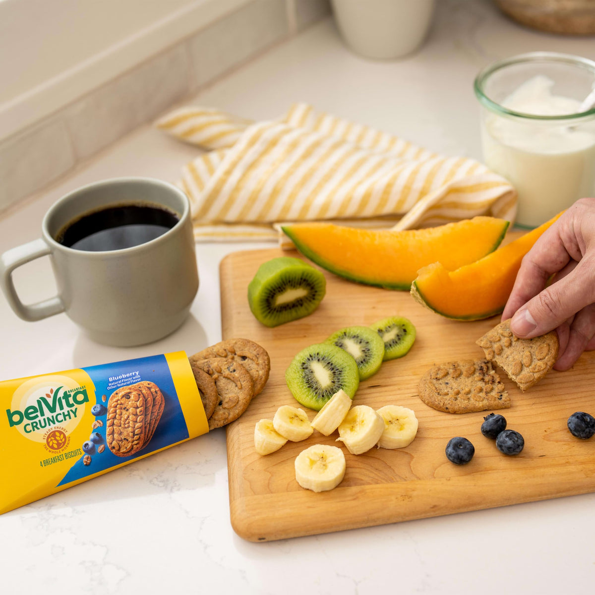 belVita Breakfast Bars Biscuits Variety Pack, 4 Flavors, 30 Total Packs, 6 Boxes (4 Biscuits Per Pack) (Pack of 2)
