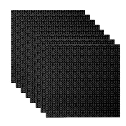 LVHERO 8 Pack Classic Baseplates Building Plates for Building Bricks 100% Compatible with All Major Brands-Baseplate, 10" x 10", Multicolored