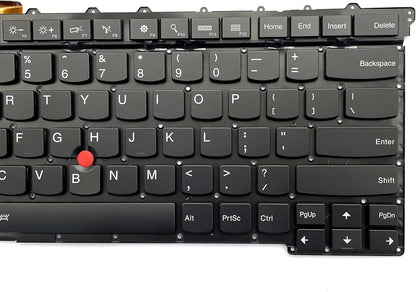 New US Layout Keyboard with Backlit Replacement for Lenovo Thinkpad X1 Carbon Gen 3 3rd 2015 Versions 01YQ389
