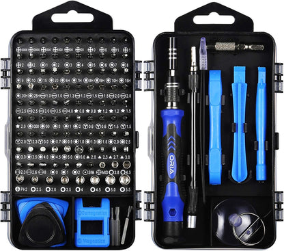 ORIA Precision Screwdriver Set, 120 in 1 Screwdriver Kit with 101 Bits, Mini Screwdriver Set, Computer Repair Tool Kit for SmartPhone, PC, Toys, Computer