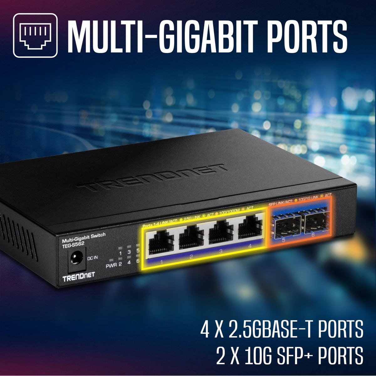 TRENDnet 5 Port Mini Gigabit Switch, TEG-S50g, GREENnet Technology, NDAA + TAA Compliant, Desktop Metal Ethernet Network Switch, 5 x Gigabit Ports, Fanless, Lifetime Protection, Black