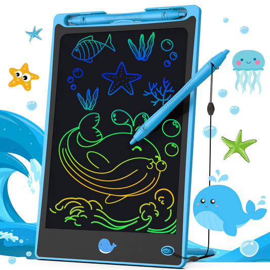 Hockvill LCD Writing Tablet for Kids 8.8 Inch, Toys for Girls Boys Drawing Pad for 3 4 5 6 7 Year Old Kids Toys, Children Christmas Birthday Gift for Kids Toddler Doodle Board Travel Essentials