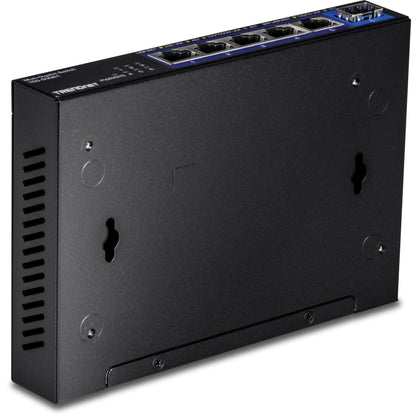 TRENDnet 5 Port Mini Gigabit Switch, TEG-S50g, GREENnet Technology, NDAA + TAA Compliant, Desktop Metal Ethernet Network Switch, 5 x Gigabit Ports, Fanless, Lifetime Protection, Black