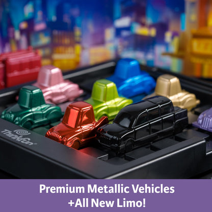 ThinkFun Rush Hour Deluxe Traffic Jam Logic Game and STEM Toy – Tons of Fun with Over 20 Awards Won, International for Over 20 Years