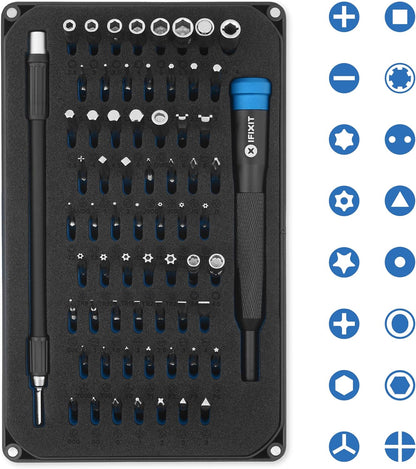 iFixit Mako Driver Kit - 64 Precision Bit Set for Electronics Repair