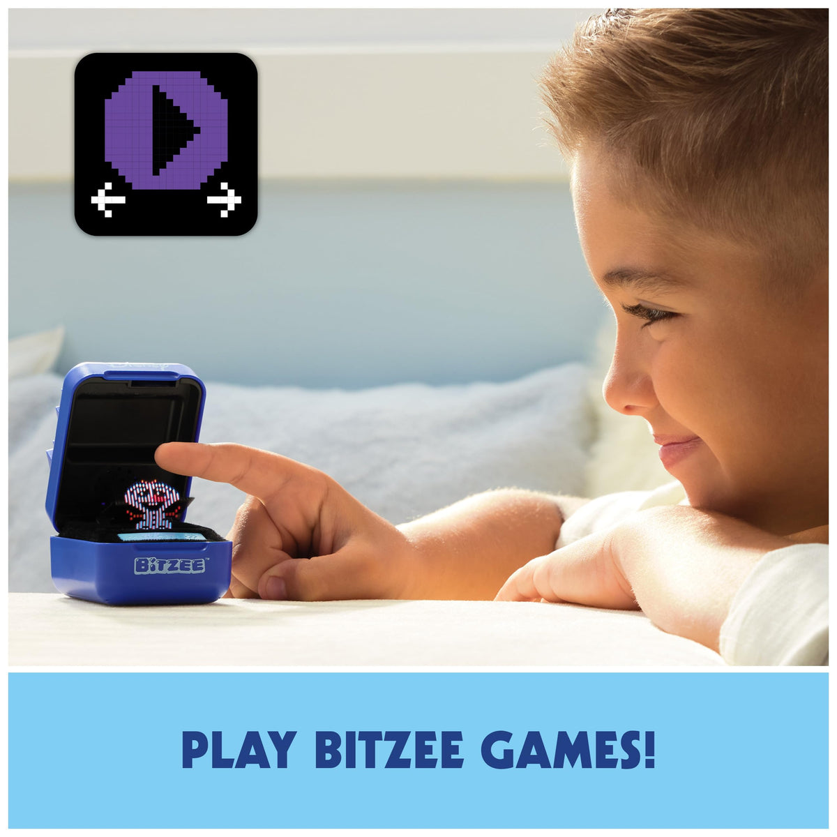 BITZEE with 30 Interactive Characters Inside, Digital Pet Reacts to Swipes, Tilts & Taps, Toys for Kids