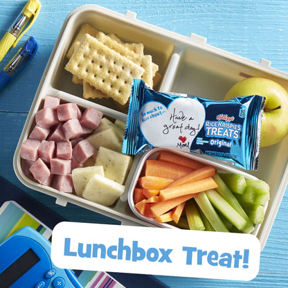 Rice Krispies Treats Crispy Marshmallow Squares, Kids Snack Box, Cereal Bars, Original (Pack of 108)