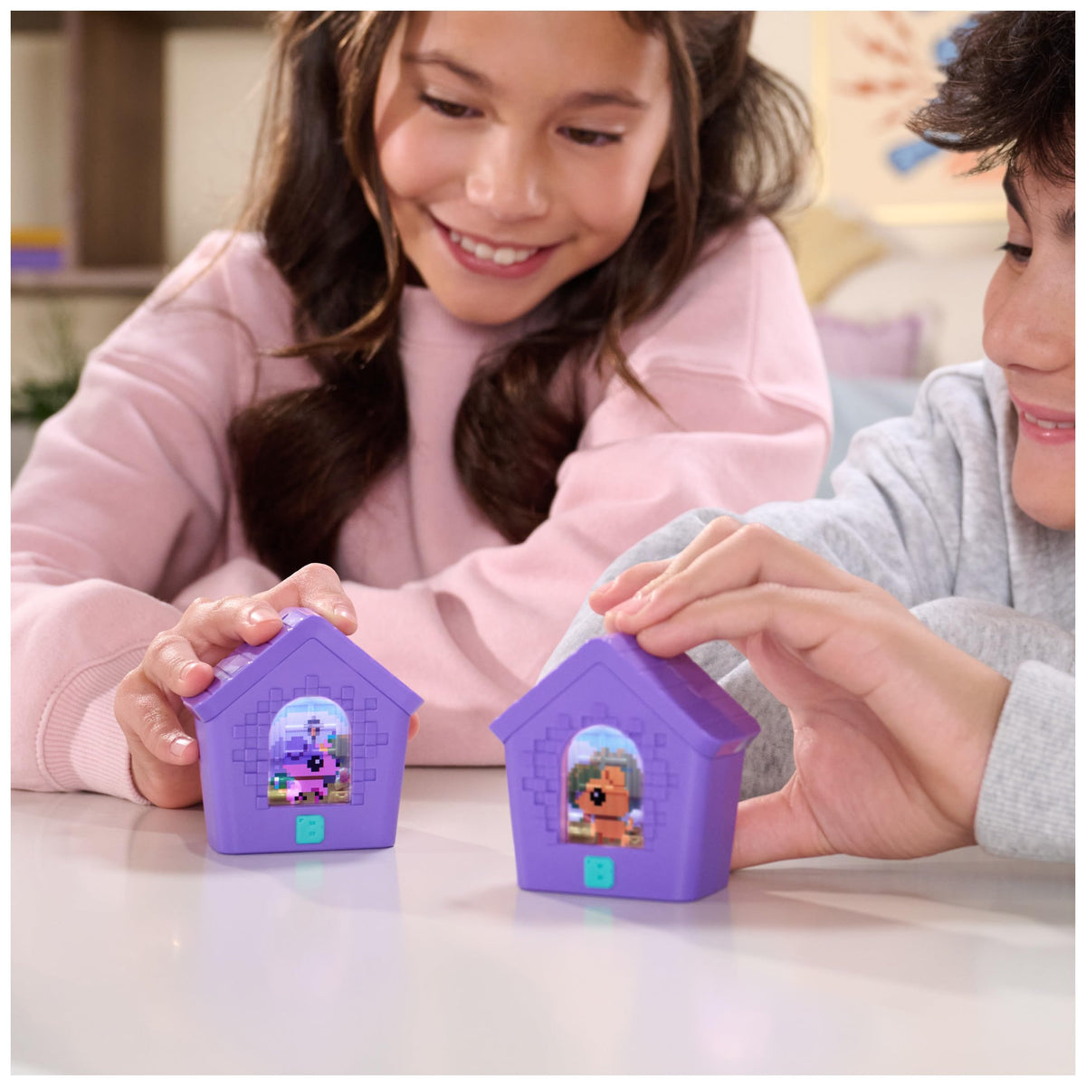 BITZEE with 30 Interactive Characters Inside, Digital Pet Reacts to Swipes, Tilts & Taps, Toys for Kids