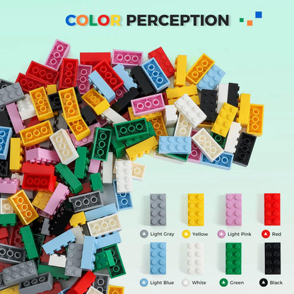 HUIZDQ 1500 Pieces Building Bricks, Classic Bulk Small Blocks, Classic Bricks Set Basic Building Blocks Compatible with All Major Brands