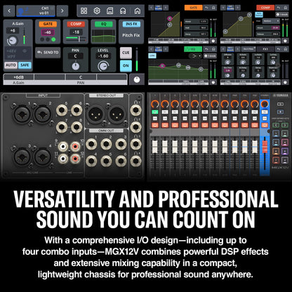 YAMAHA MG10XU 10-Input Stereo Mixer with Effects