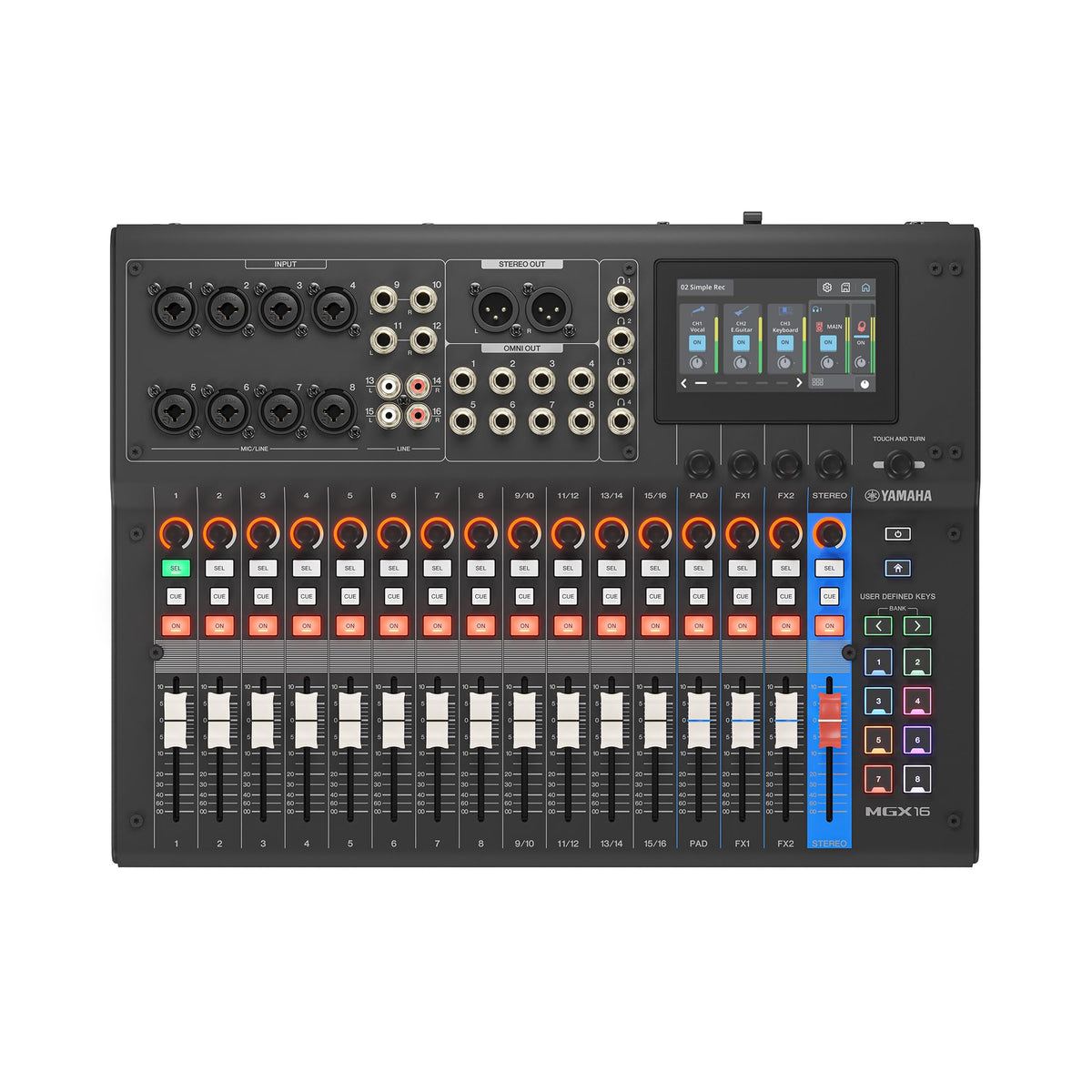 YAMAHA MG10XU 10-Input Stereo Mixer with Effects