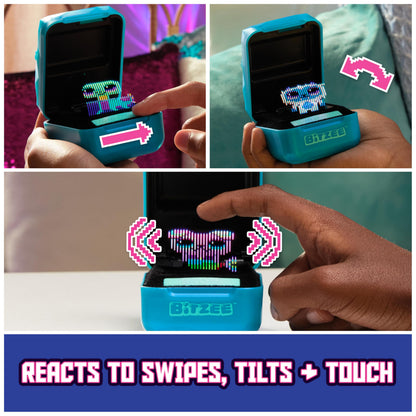 BITZEE with 30 Interactive Characters Inside, Digital Pet Reacts to Swipes, Tilts & Taps, Toys for Kids