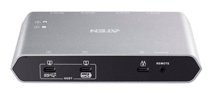 ATEN 2-Port USB-C Gen 2 Sharing Switch with Power Pass-Through | UK Version US3342