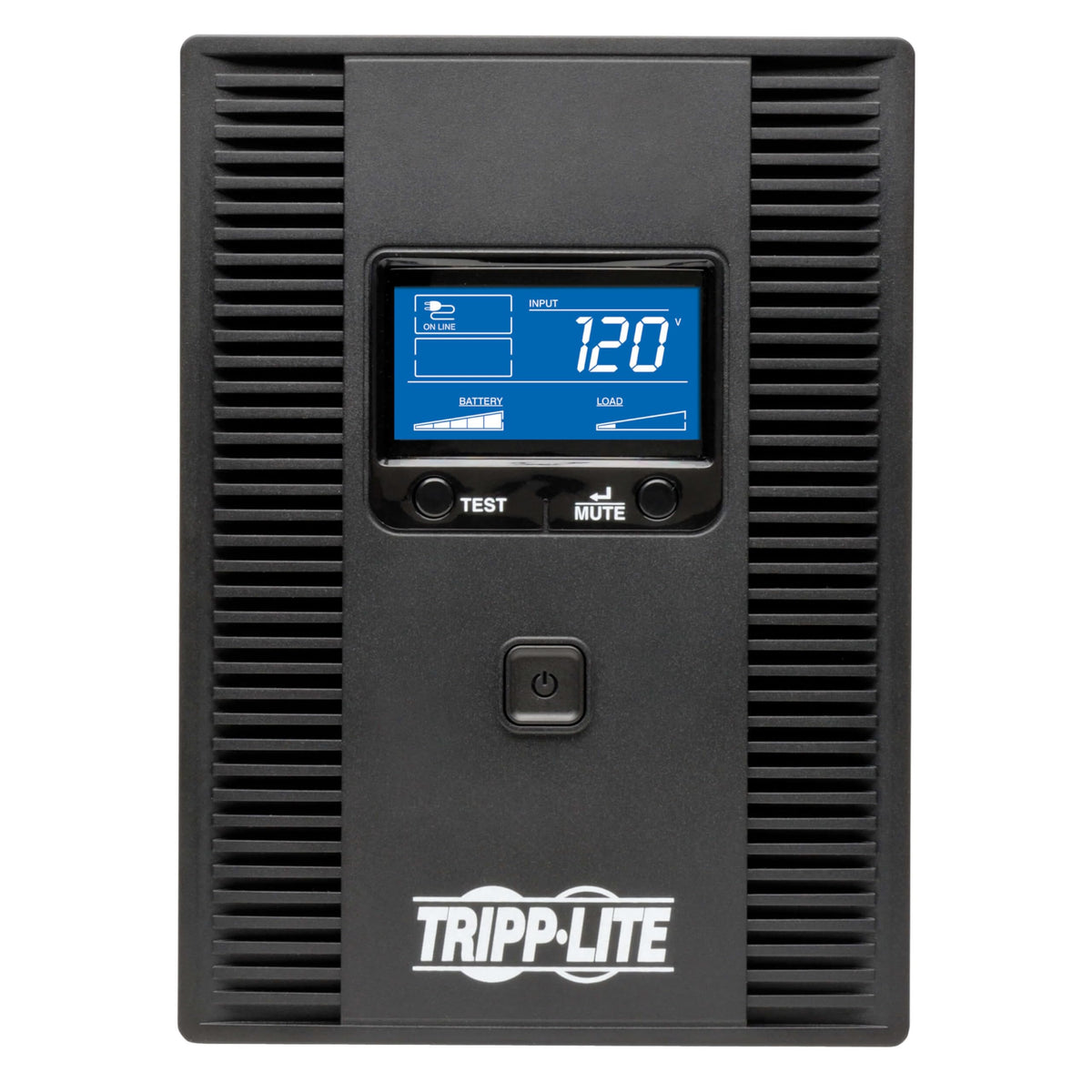 Tripp Lite SMART1500LCD 1500VA Rack Mount UPS Battery Backup, 900W, 8 Outlets, PWM Sine Wave, Short Depth 2U Rackmount UPS, AVR, LCD Screen