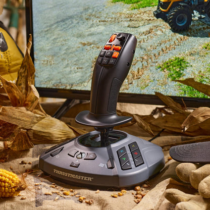 Thrustmaster SimTask FarmStick Joystick for Farming Simulator 25 on PC – Multifunctional Farming Simulator Controller with 3-Axis Precision