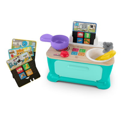 Baby Einstein + Hape Magic Touch Toy Cash Register Pretend to Check Out Toy, Real Sounds and Music, Ages 1, 2, 3, 4+