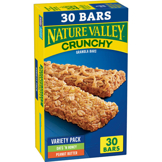 Nature Valley Crunchy Granola Bars, Variety Pack, 48 Ct, 35.76 oz (24 Pouches)