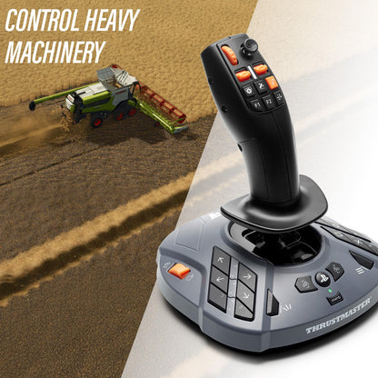 Thrustmaster SimTask FarmStick Joystick for Farming Simulator 25 on PC – Multifunctional Farming Simulator Controller with 3-Axis Precision