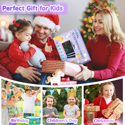 Hockvill LCD Writing Tablet for Kids 8.8 Inch, Toys for Girls Boys Drawing Pad for 3 4 5 6 7 Year Old Kids Toys, Children Christmas Birthday Gift for Kids Toddler Doodle Board Travel Essentials