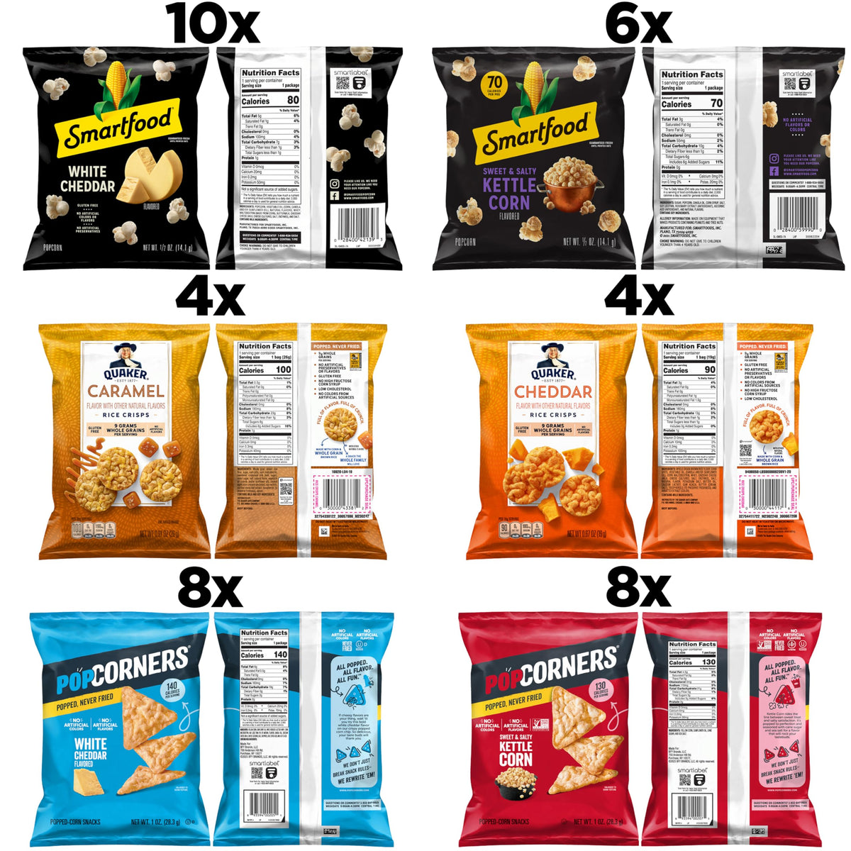 Frito-Lay Ultimate Smart Care Package 2.0, Variety Assortment of Snacks (Pack of 40)
