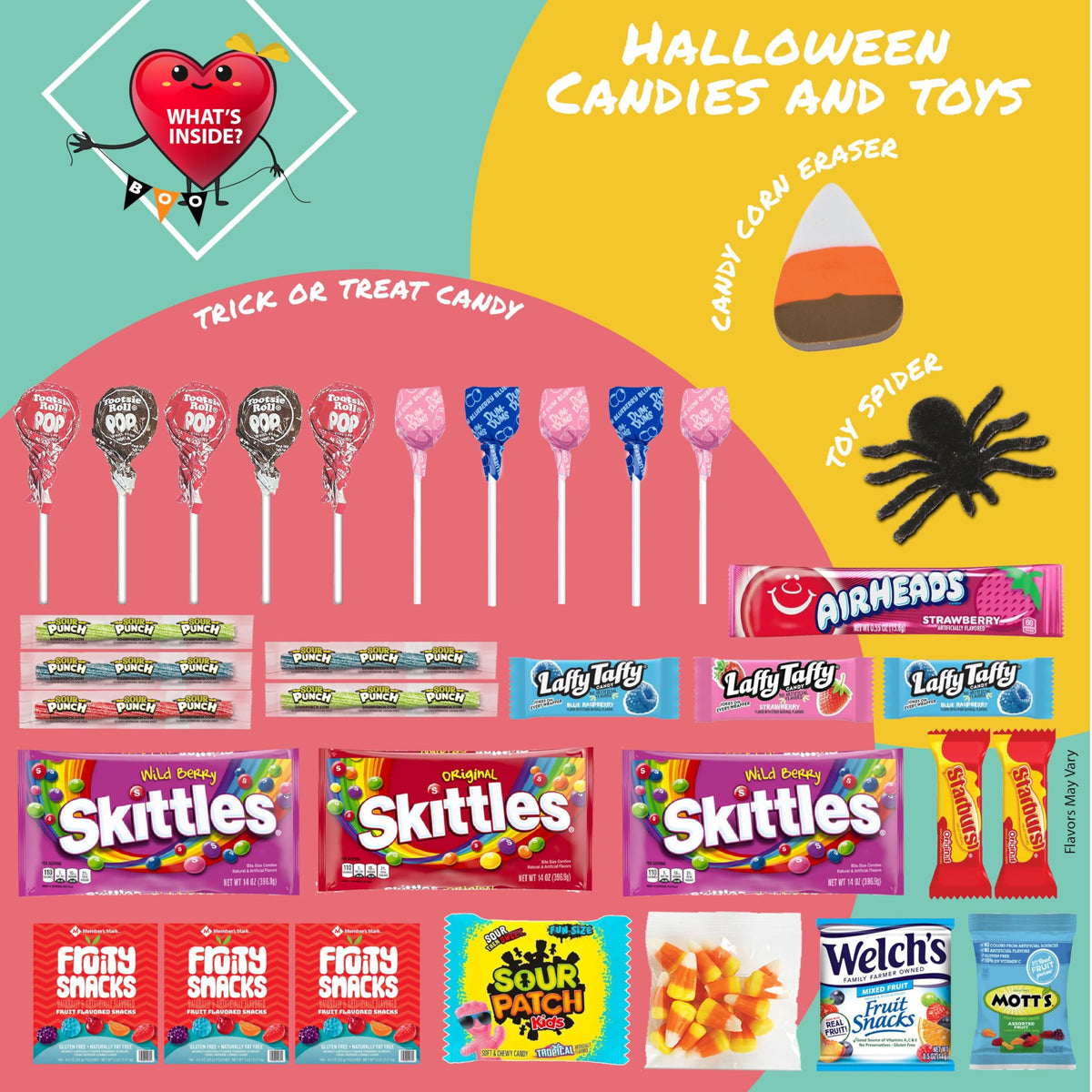 Gift A Snack - Fathers Day Treats Snack Box Variety Pack Care Package + Greeting Card (40 Count) Birthday Sweet Treats Gift Basket, Candies Chips Crackers Bars Office Food Assortments & Variety Gifts