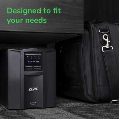 APC 1500VA Smart UPS with SmartConnect, SMT1500C Sinewave UPS Battery Backup, AVR, 120V, Line Interactive Uninterruptible Power Supply