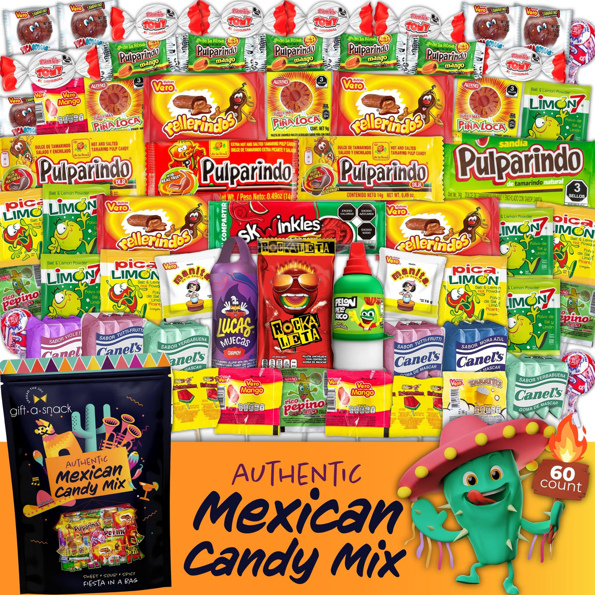 Gift A Snack - Fathers Day Treats Snack Box Variety Pack Care Package + Greeting Card (40 Count) Birthday Sweet Treats Gift Basket, Candies Chips Crackers Bars Office Food Assortments & Variety Gifts
