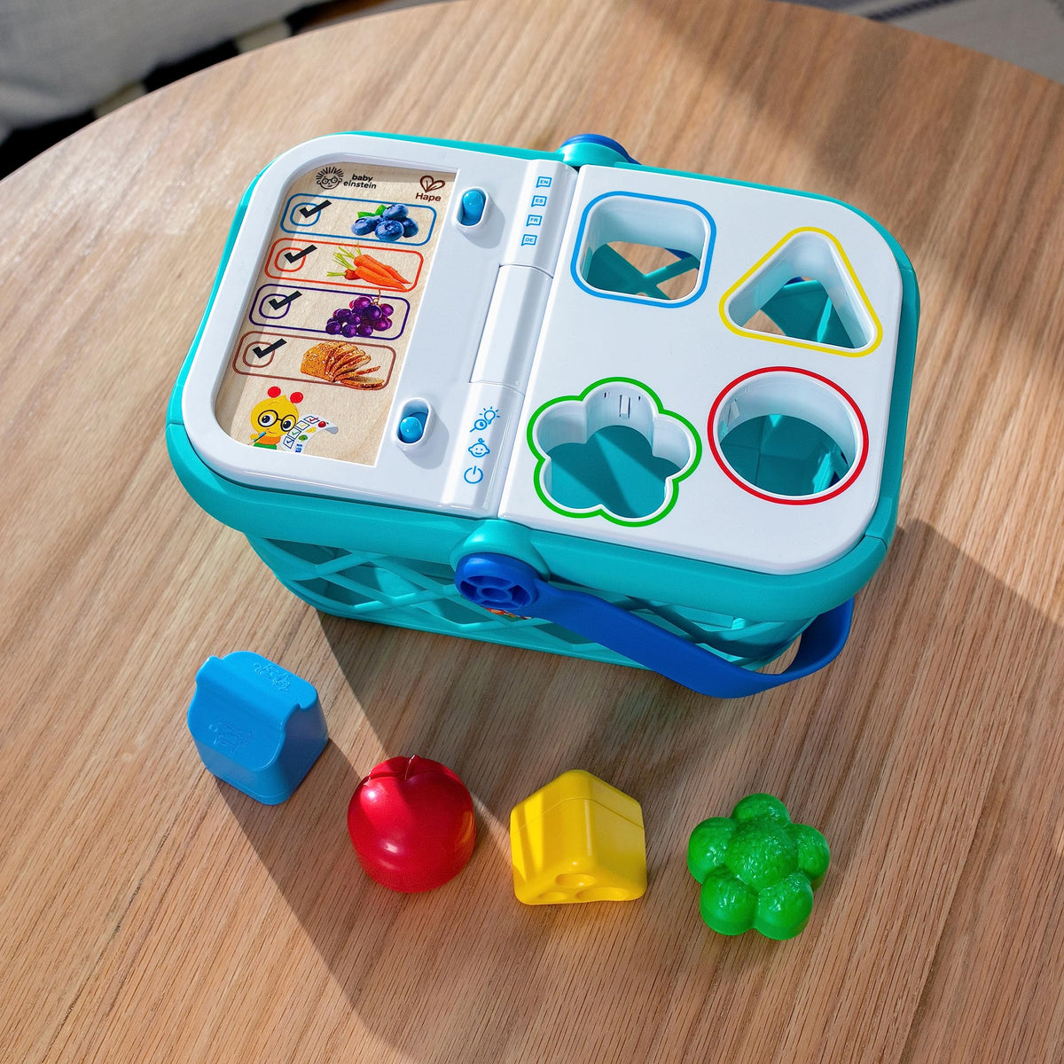 Baby Einstein + Hape Magic Touch Toy Cash Register Pretend to Check Out Toy, Real Sounds and Music, Ages 1, 2, 3, 4+