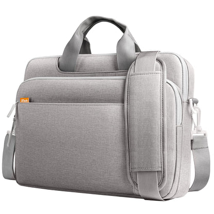JETech 15 15.6 16 Inch Laptop Bag Case, Waterproof Computer Sleeve Cover Compatible with MacBook Air/Pro 15/16, Surface Book 3/2 15, Dell Inspiron 15.6, HP Pavilion 15.6 (Light Grey)