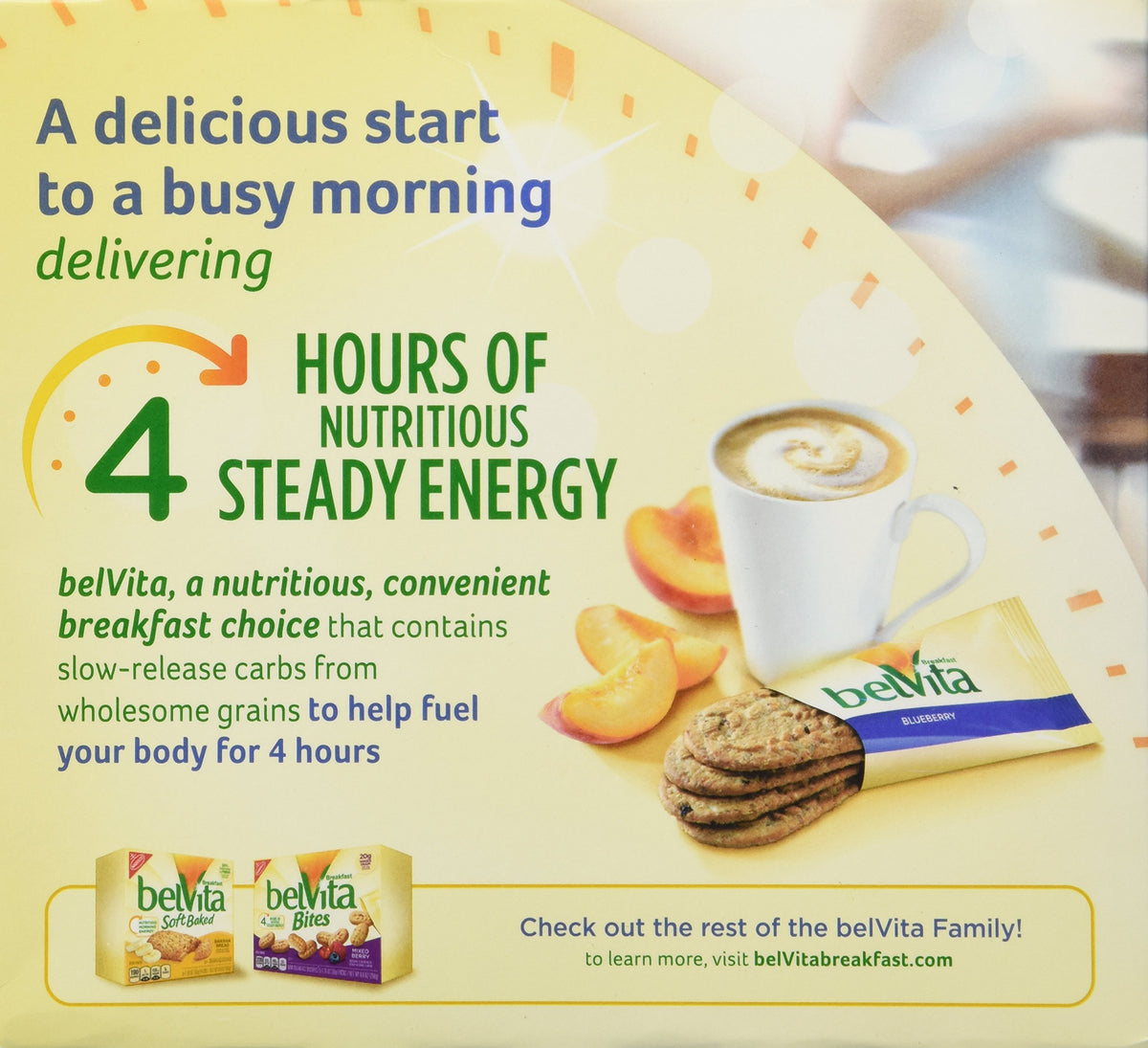 belVita Breakfast Bars Biscuits Variety Pack, 4 Flavors, 30 Total Packs, 6 Boxes (4 Biscuits Per Pack) (Pack of 2)