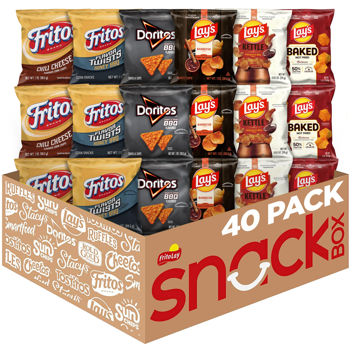 Frito-Lay Doritos & Cheetos Mix (40 Count) Variety Pack
